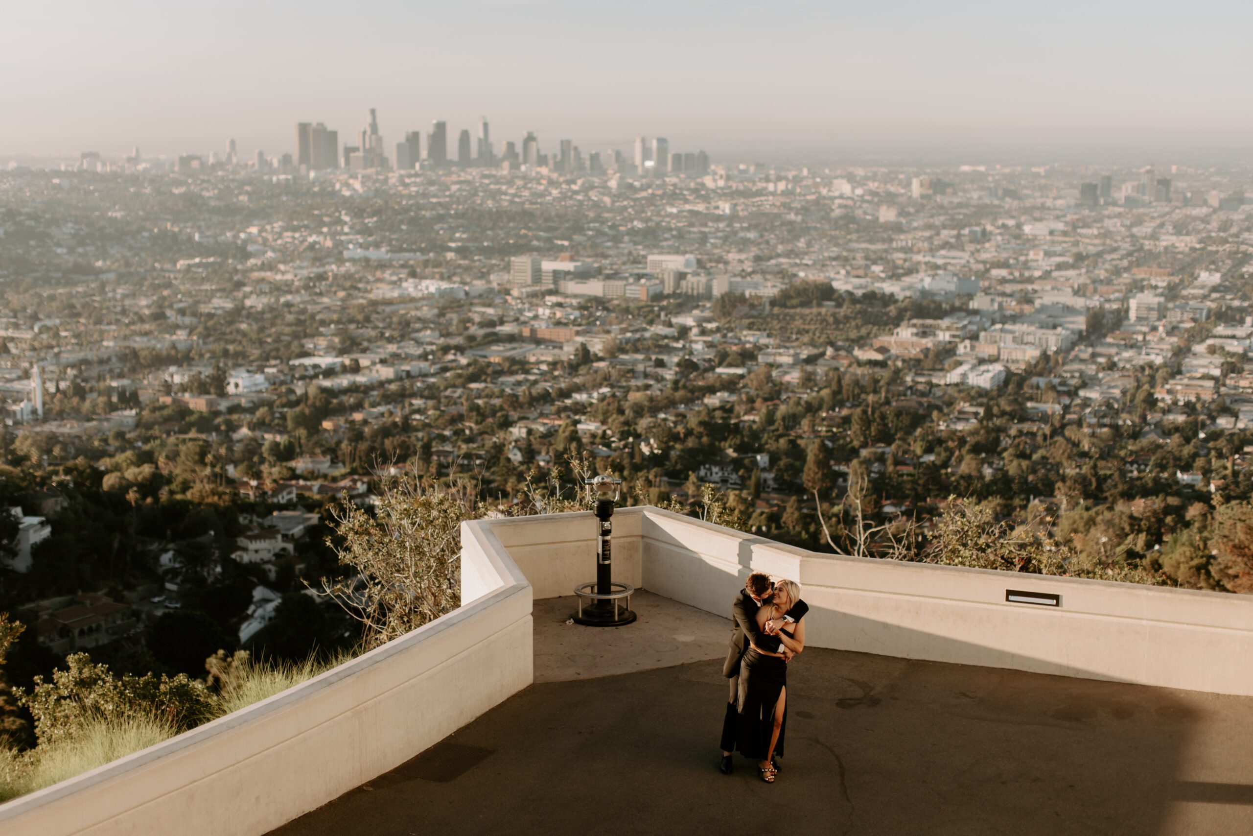 Griffith Observatory Los Angeles Engagement Photos